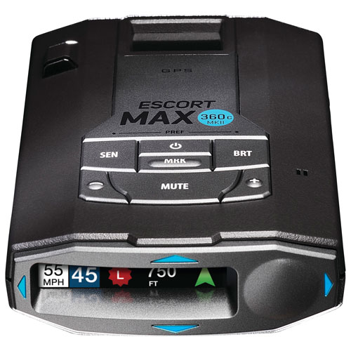 Détecteur de radar MAX 360c MKII d'Escort