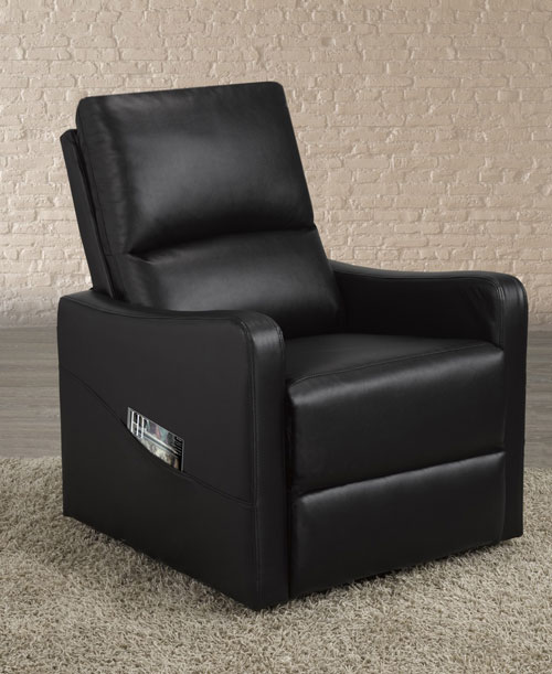 Willow Contemporary Power Reclining Lift Chair - Black