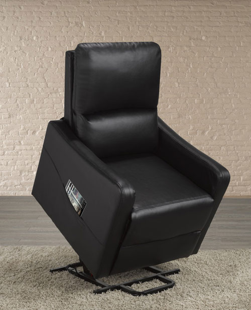 Willow Contemporary Power Reclining Lift Chair - Black