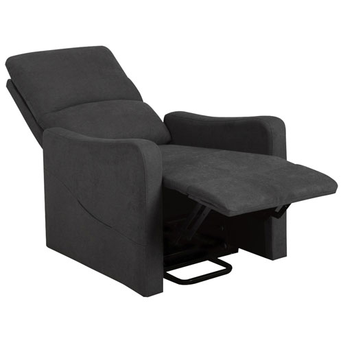 Fauteuil inclinable électrique contemporain Willow - Gris foncé