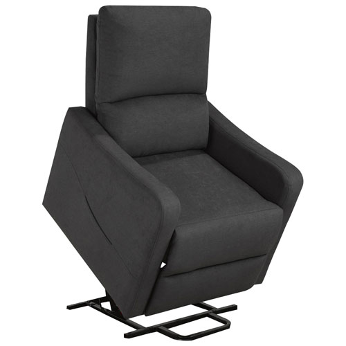 Fauteuil inclinable électrique contemporain Willow - Gris foncé
