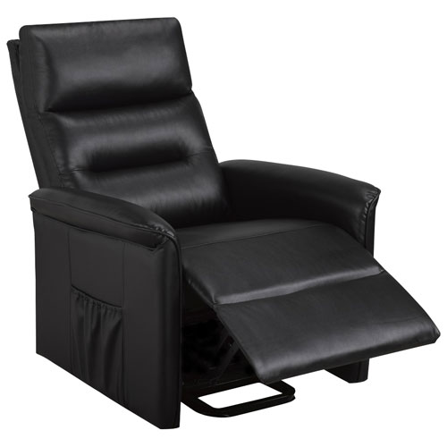 Fauteuil inclinable contemporain Ariel - Noir