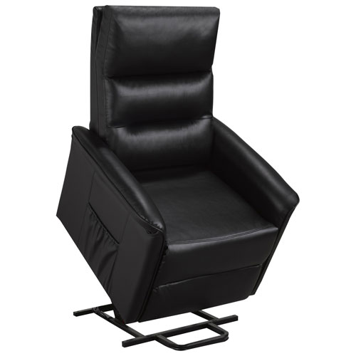 Fauteuil inclinable contemporain Ariel - Noir