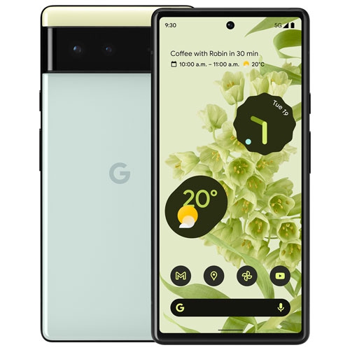 Refurbished (Good) - Google Pixel 6 128GB - Sorta Seafoam - Unlocked