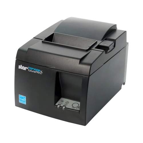 Star Micronics 39474710 Model TSP143IIIBi2 Thermal Printer, Auto-Cutter, Bluetooth, iOS, Android/Windows, Power Supply, Gray
