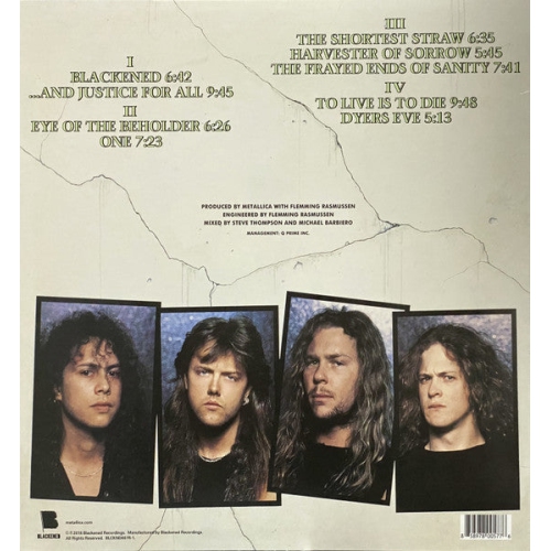 Vinyl Metallica - And Justice For All (2LP)