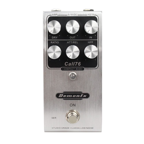 Demonfx CALL76 Compact Bass Compressor Effect Pedal