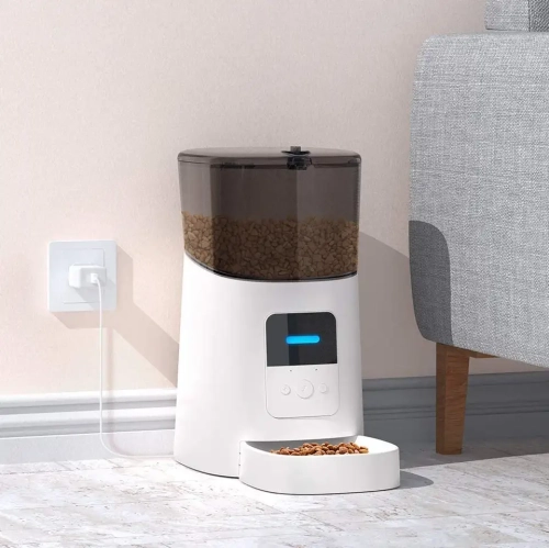 A|M Pets Automatic Cat Feeder, Wi-Fi Enabled Smart Pet Feeder for Cats and Dogs