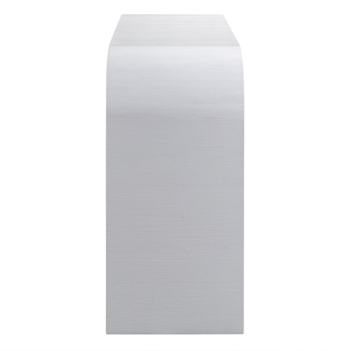 TOV Furniture Hump 31.9"H Modern Acacia Wood Console Table in White