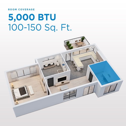 Refurbished - Danby DAC050MB1WDB-RF 5000 BTU Window AC in White – Manufacturer Refurbished