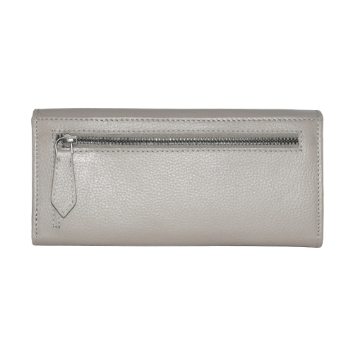 Club Rochelier Ladies Leather Clutch Wallet with Gusset Taupe