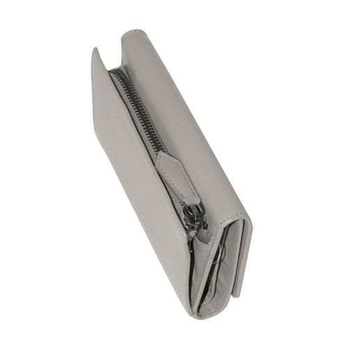 Club Rochelier Ladies Medium Leather Clutch Taupe