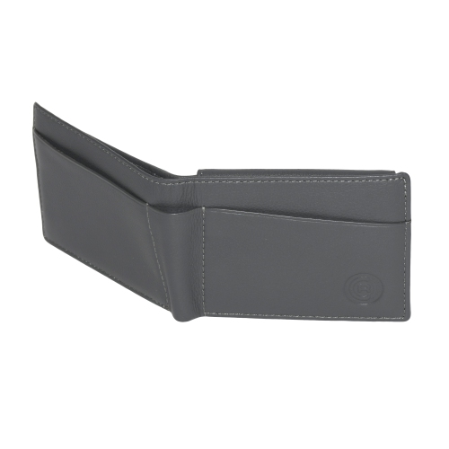 Club Rochelier Slimfold Wallet with Removable ID Charcoal