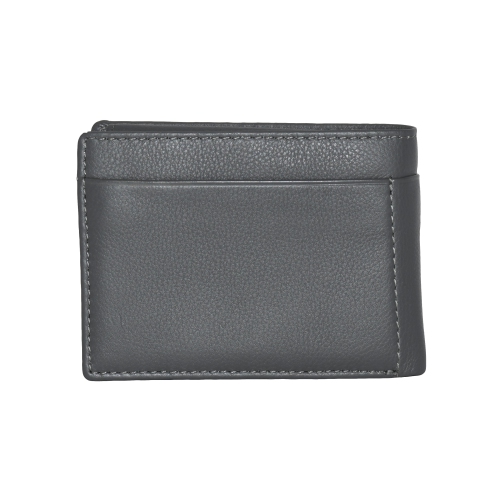 Club Rochelier Slimfold Wallet with Removable ID Charcoal