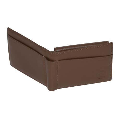 Club Rochelier Slimfold Wallet with Removable ID Brown