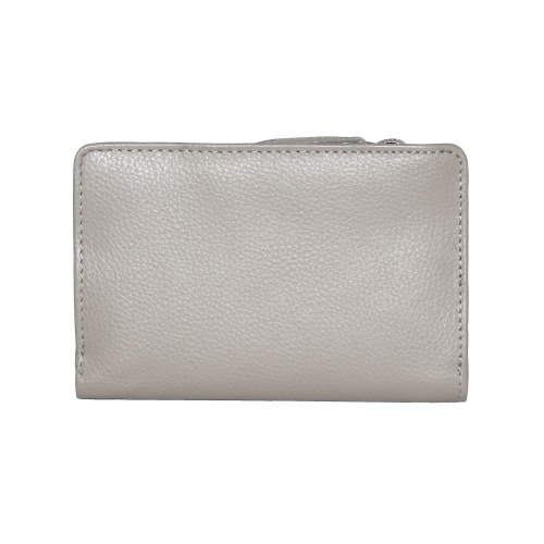 Club Rochelier Ladies Medium Leather Bifold Wallet Taupe