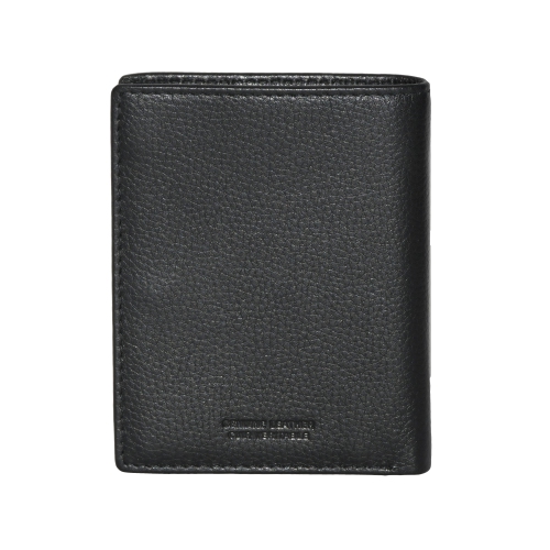 Club Rochelier Men's Snap Cardholder and Billfold Wallet Black