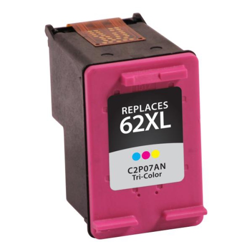 Clover – Cartouche d’encre tricolore reconstruite pour HP 62XL