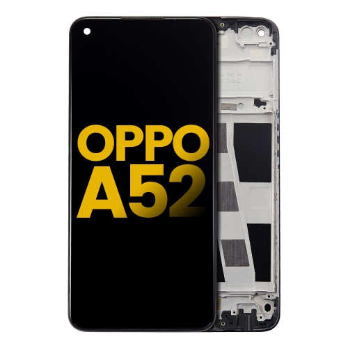 Replacement LCD Assembly With Frame Compatible For OPPO A52 (All Colors) by ESOURCE PARTS - Refurbished condition - Image 2