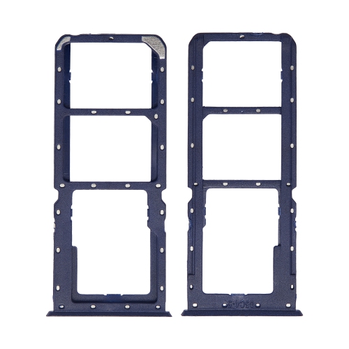 Replacement Dual Sim Card Tray Compatible For OPPO A5 / OPPO A3s (A3s / 2018) (Blue)