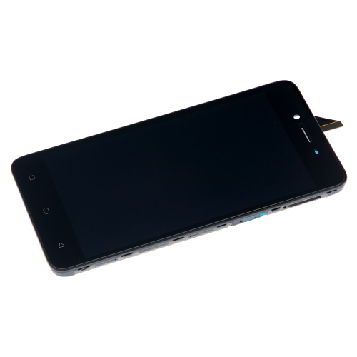 Remis à neuf – assemblage ACL de rechange avec cadre compatible avec OPPO A37 (noir)