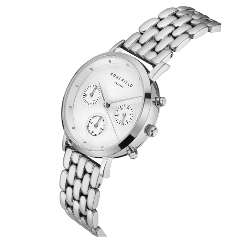 Rosefield Gabby Chronograph Stainless Steel Bracelet Watch
