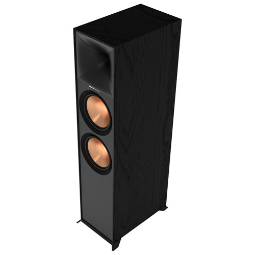 Haut-parleur colonne double à 2 voies de 600 W R800F de Klipsch - À l'unité - Noir