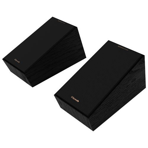 Klipsch R40SA 200-Watt Bookshelf Speaker - Pair - Black