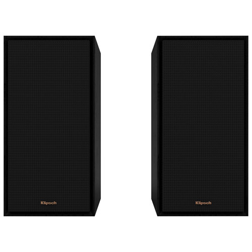 Haut-parleur d’étagère de 300 W R50M de Klipsch – Paire - Noir