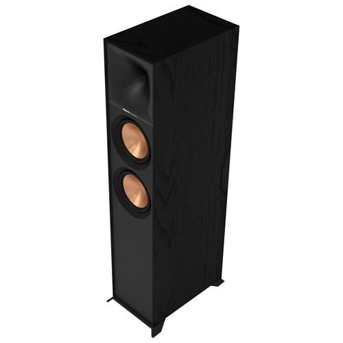 Image 2 of 9.. Klipsch Dual R600F 400-Watt 2-Way Tower Speaker - Single - Black