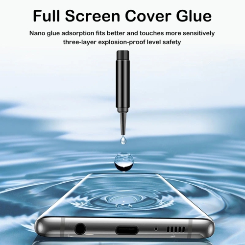 SuperShield 3D Tempered Glass for Samsung Galaxy S23 Ultra 5G Screen Protector for Galaxy S23 Ultra 5G, [UV Gel Application][Easy Installation with