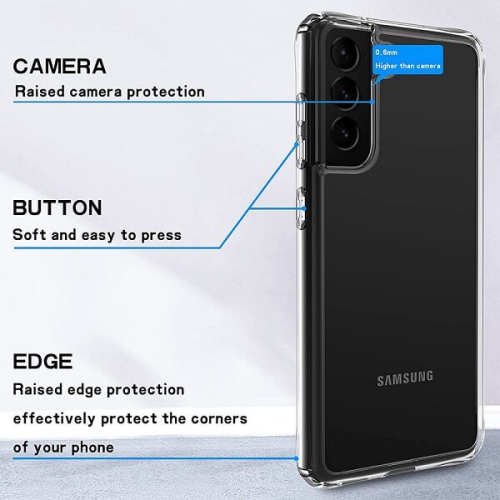 Samsung Galaxy S23 Ultra 5G Clear Case-Mate Tough Clear Fitted Hard Shell Shockproof Gel Transparent Air Cushion Heavy Duty Cover for Galaxy S23