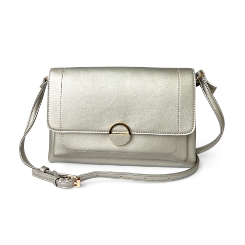 NICCI  Crossbody With Round Ornament In Silver