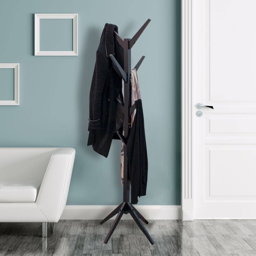 ITY International - Coat Hook/Coat Rack, Made of MDF, 70" Height, Black