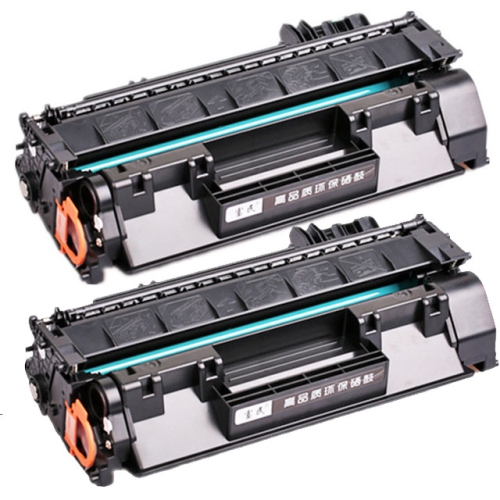 MAX SAVING  - 2 Pack Compatible Toner Cartridge for HP 05X Ce505X, Laserjet P2050/p2055D/p2055Dn/p2055X In Black