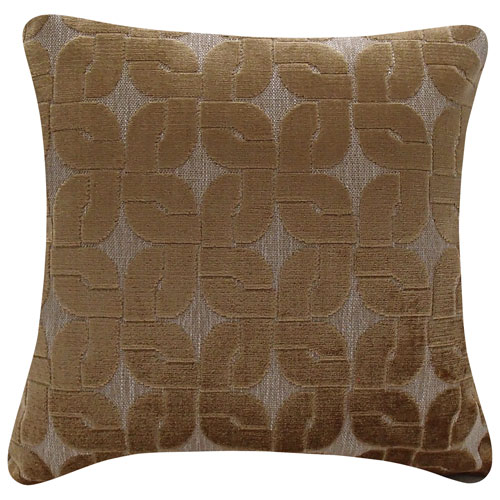 Millano Collection Haven 20" Luxury Feather Decorative Pillow Cushion - Gold/Beige