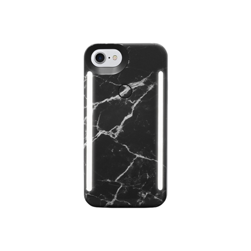 LUMEE LLC  Lumee Duo Illuminating Case for Iphone 8/7/6S/6 - Marble In Black