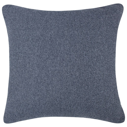 Coussin décoratif de luxe de 18 po Quarry de Millano Collection - Bleu