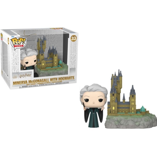 Funko Pop! Town Harry Potter 20th Anniversary Vinyl Figure Minerva McGonagall with Hogwarts #33