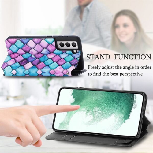 Compatible with Samsung Galaxy S23 Plus 5G Wallet Case, Premium Leather Flip Case with Card Slots Kickstand Magnetic Buckle Shockproof Protective