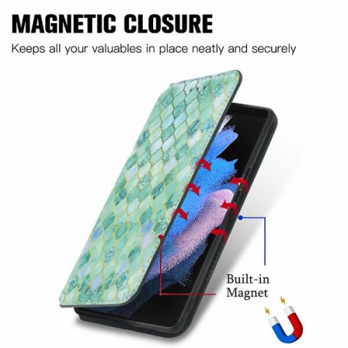 Compatible with Samsung Galaxy S23 Ultra 5G Wallet Case,Premium Leather Flip Wallet Case with Card Slots Kickstand Magnetic Buckle Shockproof