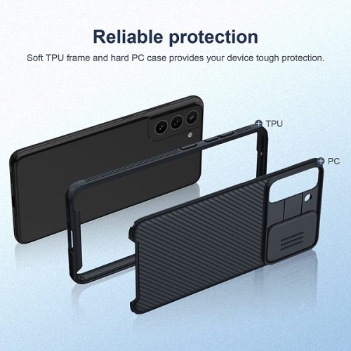 Nilkin Pathfinder Fitted Soft Shell Case for Samsung Galaxy S21 - Black