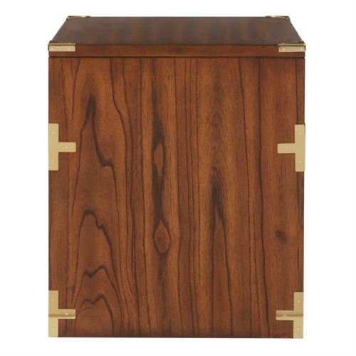Wellington 2 Drawer File Cabinet in Toasted Brown Wheat Fully Assembled