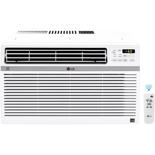 LG 10,000 BTU Smart Window Air Conditioner, Cools up to 450 Sq. Ft, Smartphone and Voice Control Works ThinQ, Amazon Alexa and Hey Google, 3 Cool & F