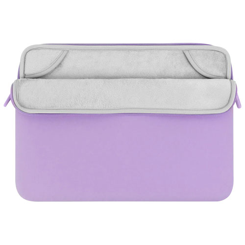 LOGiiX Vibrance Essential 14" Laptop Sleeve with Pouch - Purple