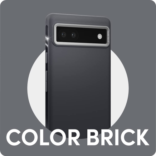 Pixel 6a Case 5G, Dust-Resistant Silicone-Feel TPU with Protective PC Camera Ring - Dusk