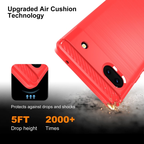 Google Pixel 6a Case, Flexible Shock-Absorbing TPU Protective with Upgraded Protection Phone Cover Compatible with Google Pixel 6a 2022,Red