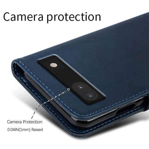 Google Pixel 6A Case 5G, Google Pixel 6A Wallet Case Shockproof Flip Flap Foldable Magnetic Clasp Protective Pixel 6A Cover Case with Cash Credit