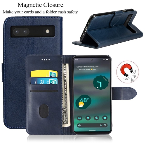 Google Pixel 6A Case 5G, Google Pixel 6A Wallet Case Shockproof Flip Flap Foldable Magnetic Clasp Protective Pixel 6A Cover Case with Cash Credit