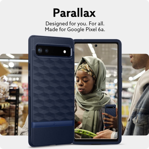 Parallax Compatible with Google Pixel 6a Case 5G - Midnight Blue